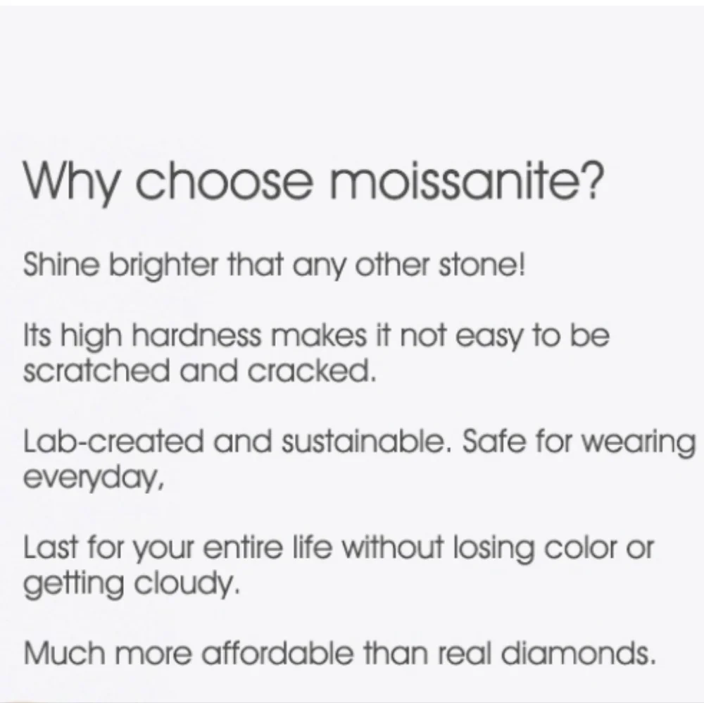 Certified GRA Moissanite Ring 18k Gold over Sterling Silver Sz 6! NEW - Picture 10 of 12